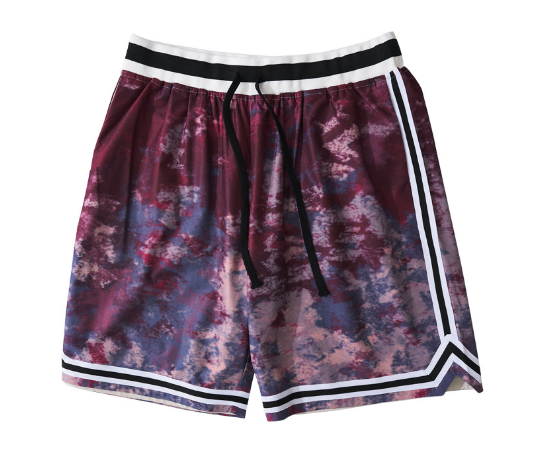 Men's Vintage Bleached Denim Shorts for Summer Streetwear