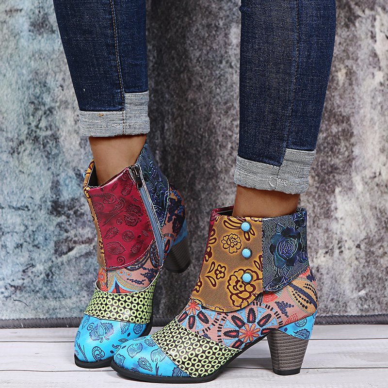 Women's Bohemian Martin Boots National Style