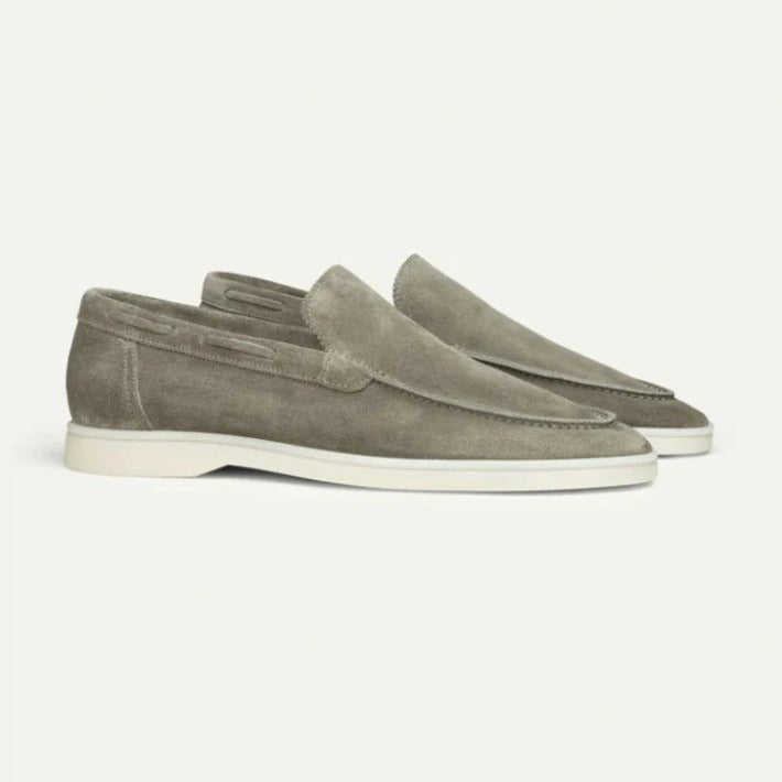 Men's Matte Suede Slip-On Loafers