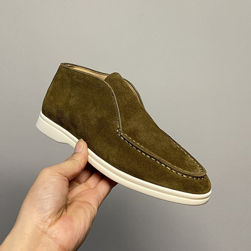 Retro Flat Ankle-length Loafers
