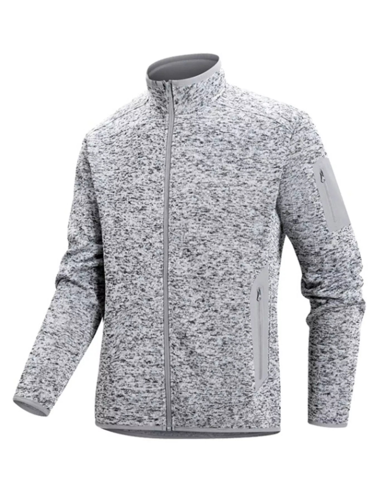 Men's Full Size Full-Zip Outdoor Jacket Plus Size