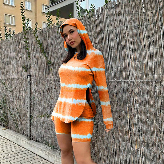 Sudadera con Capucha Informal de Moda para Mujer, Conjunto Deportivo de Dos Piezas Ver la tabla de tallas en "más detalles"