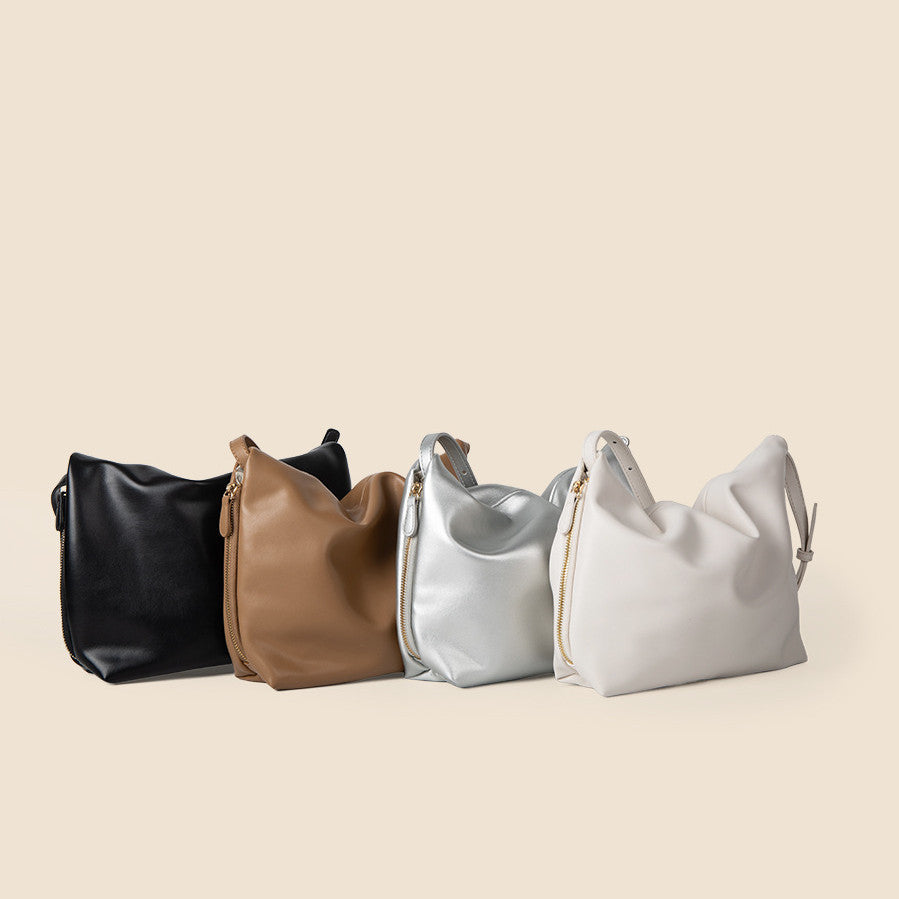 Women's Simple Soft Slouchy Travel Shoulder Bag Travel Bag