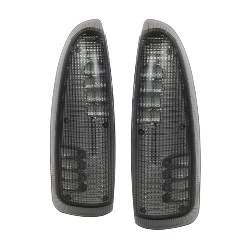 xTune Ford Superduty F250-F650 03-07 Lente de señal de espejo LED ámbar - Humo ACC-LED-FDSD99-MR-SM