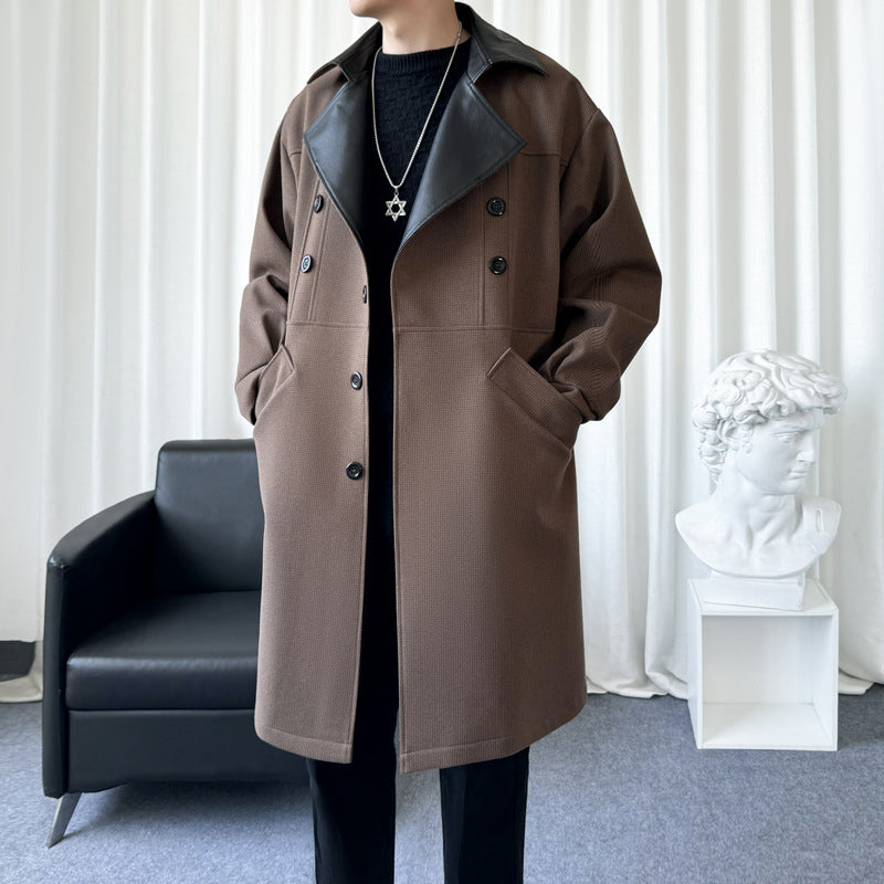 Youth Stylish Men's Handsome Versatile Trench Coat