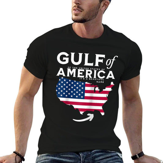 Camiseta raglán de béisbol de ajuste holgado Gulf of US America