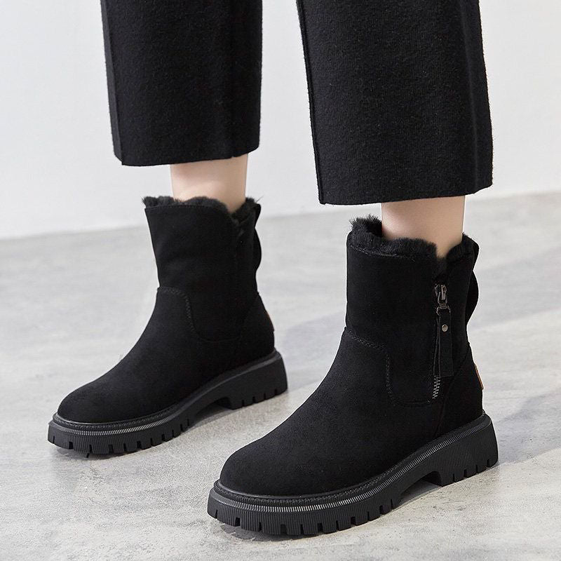 Women's Fleece-Lined Side Zip Boots