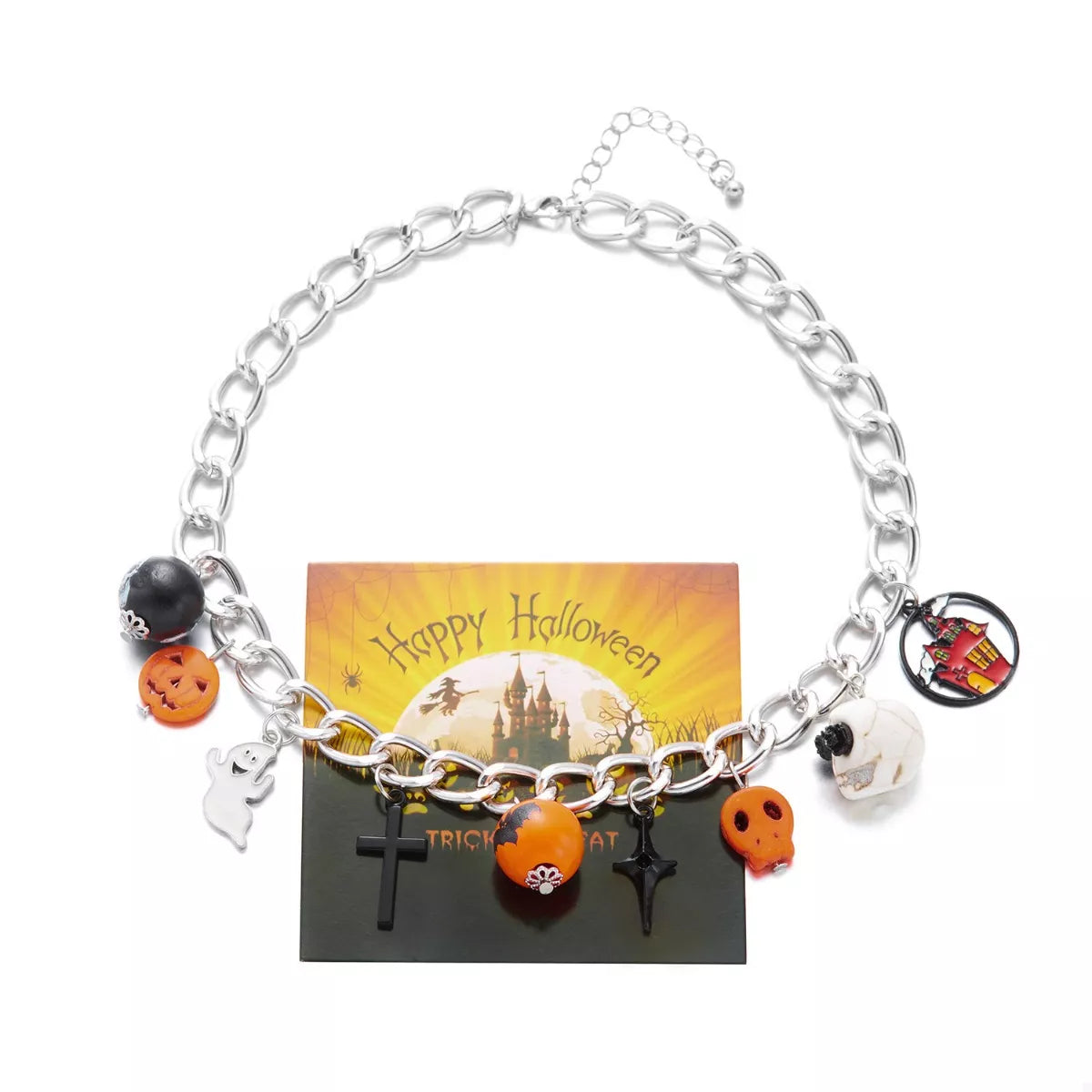 Halloween Charm Chain Necklace