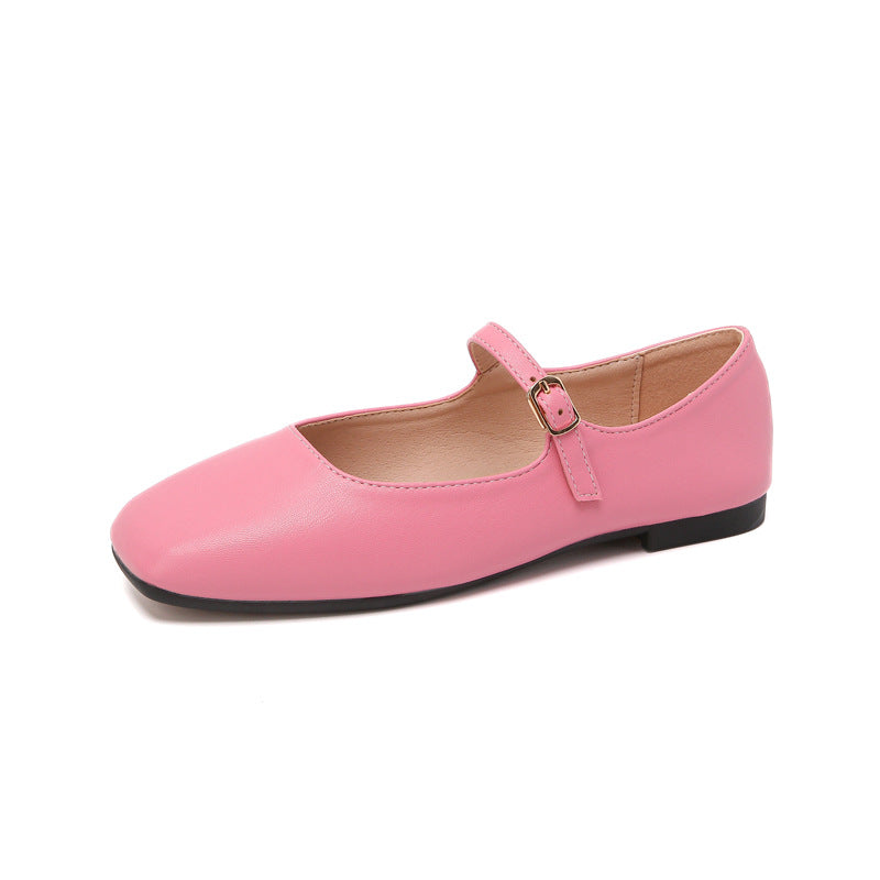 Women's French Style Mary Jane Flats