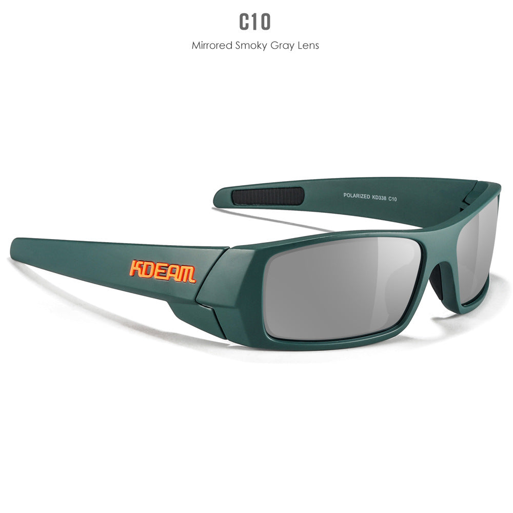 New Outdoor Sports Polarized Sunglasses Square Versatile Eye Protection Colorful Sunglasses