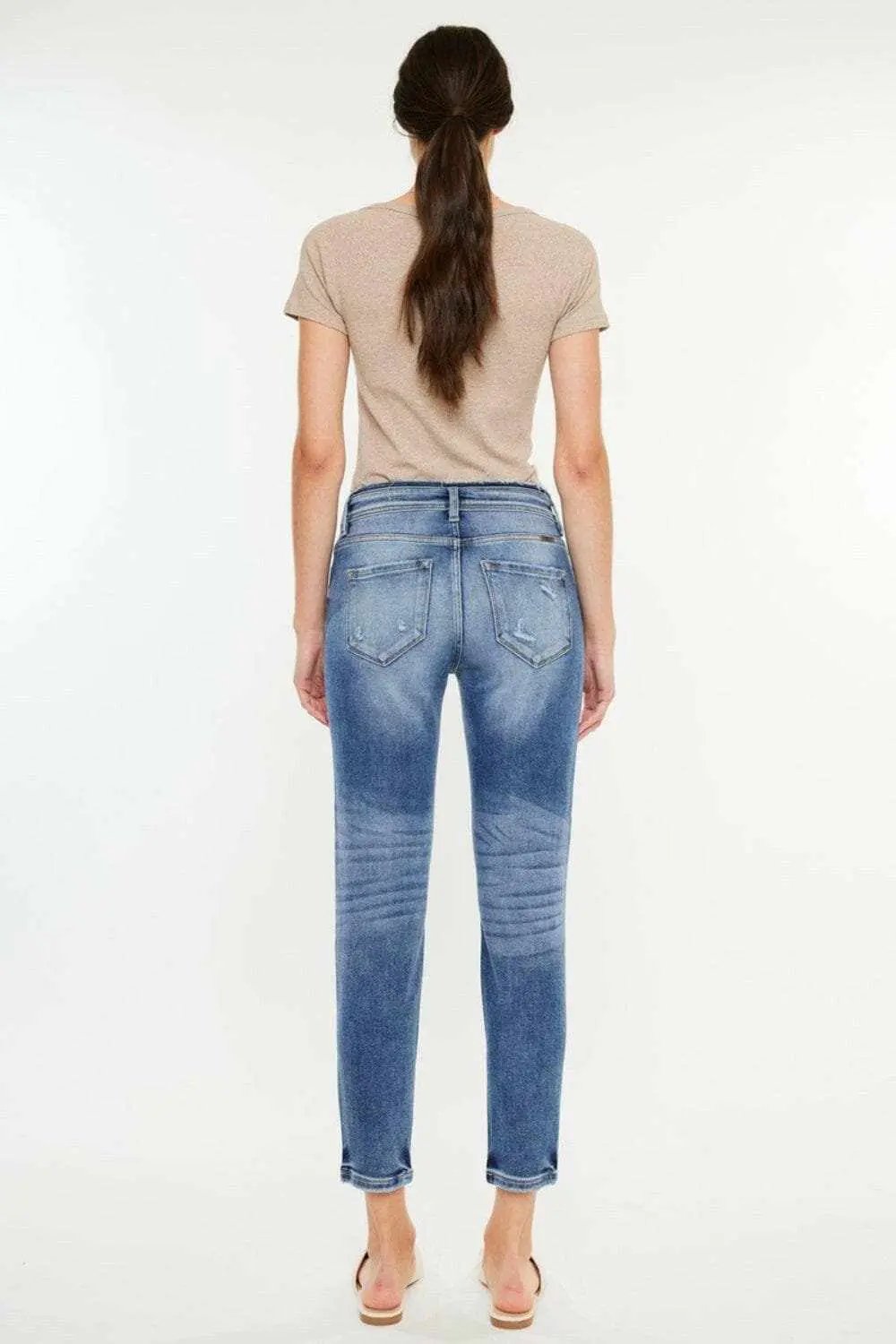 Pants Trendsi Premium Kancan high rise mom jeans, distressed
