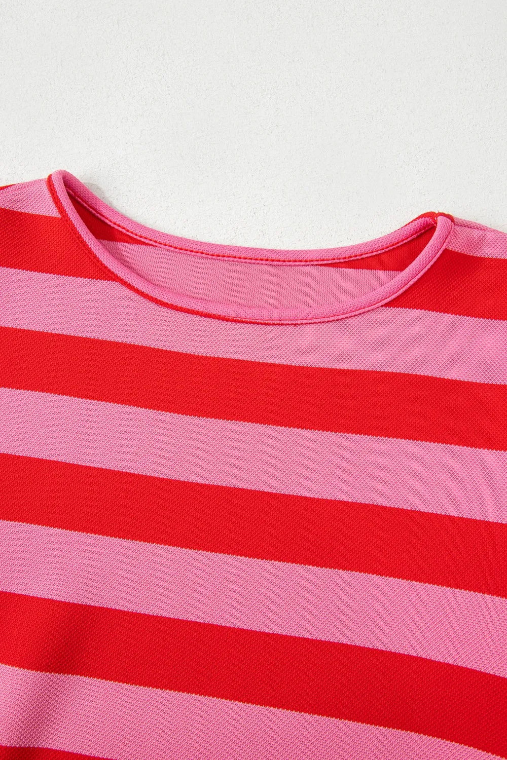 Striped Ruffle Sleeve Summer T-Shirt