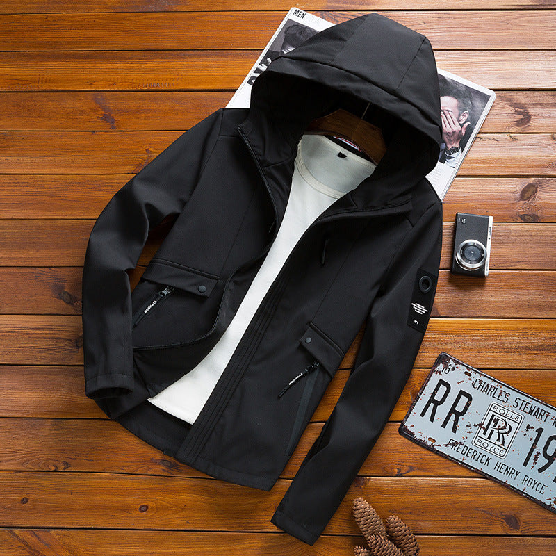 Men's Casual Hooded Jacket