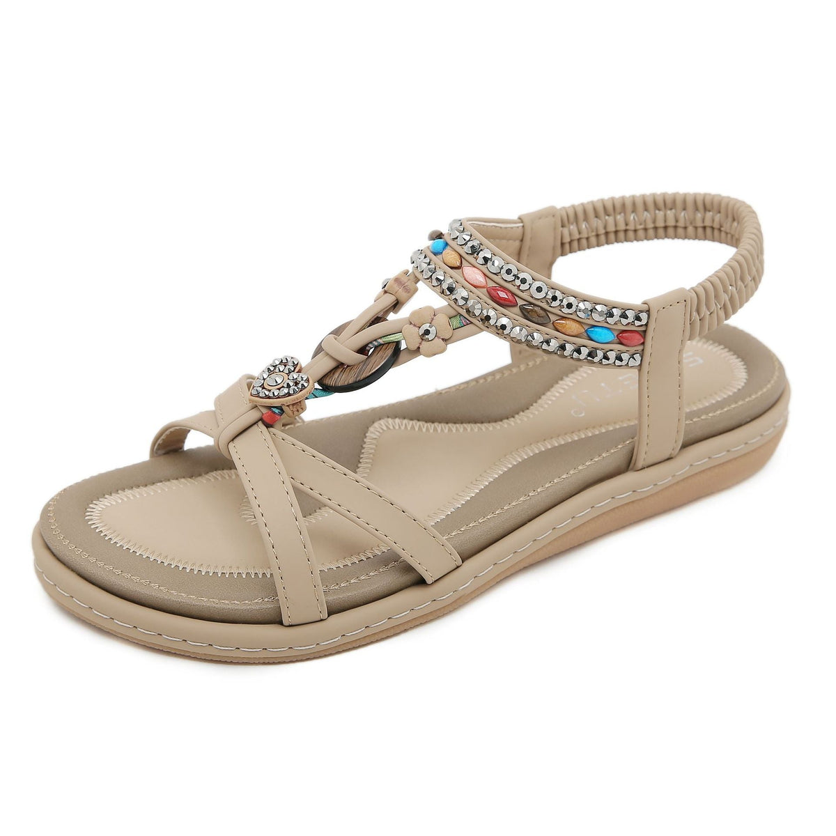 Women's Rhinestone Casual Flat Sandals