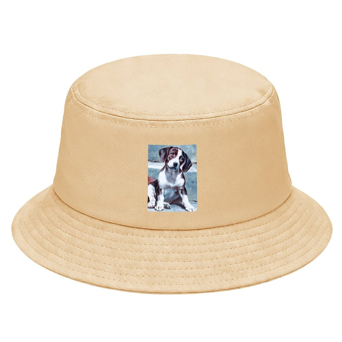 Puzzled Puppy Children’s Bucket Hat (Front Printing)
