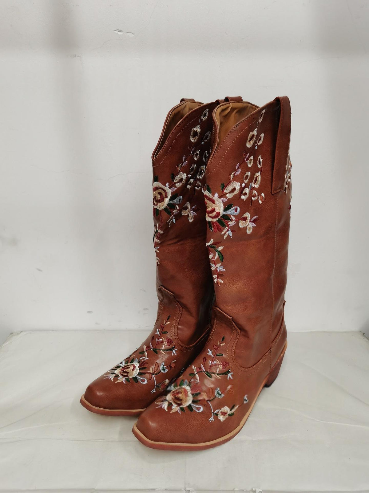Retro Boots Embroidered Western Cowboy Bohemian