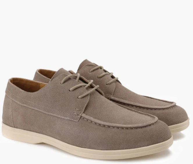 Men's Casual Suede Lace-Up Shoes