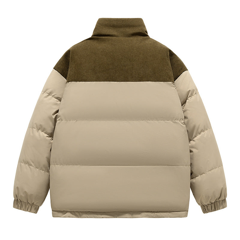 Winter Male New Cotton Clothing Thick Loose Hoodie Padded Coat