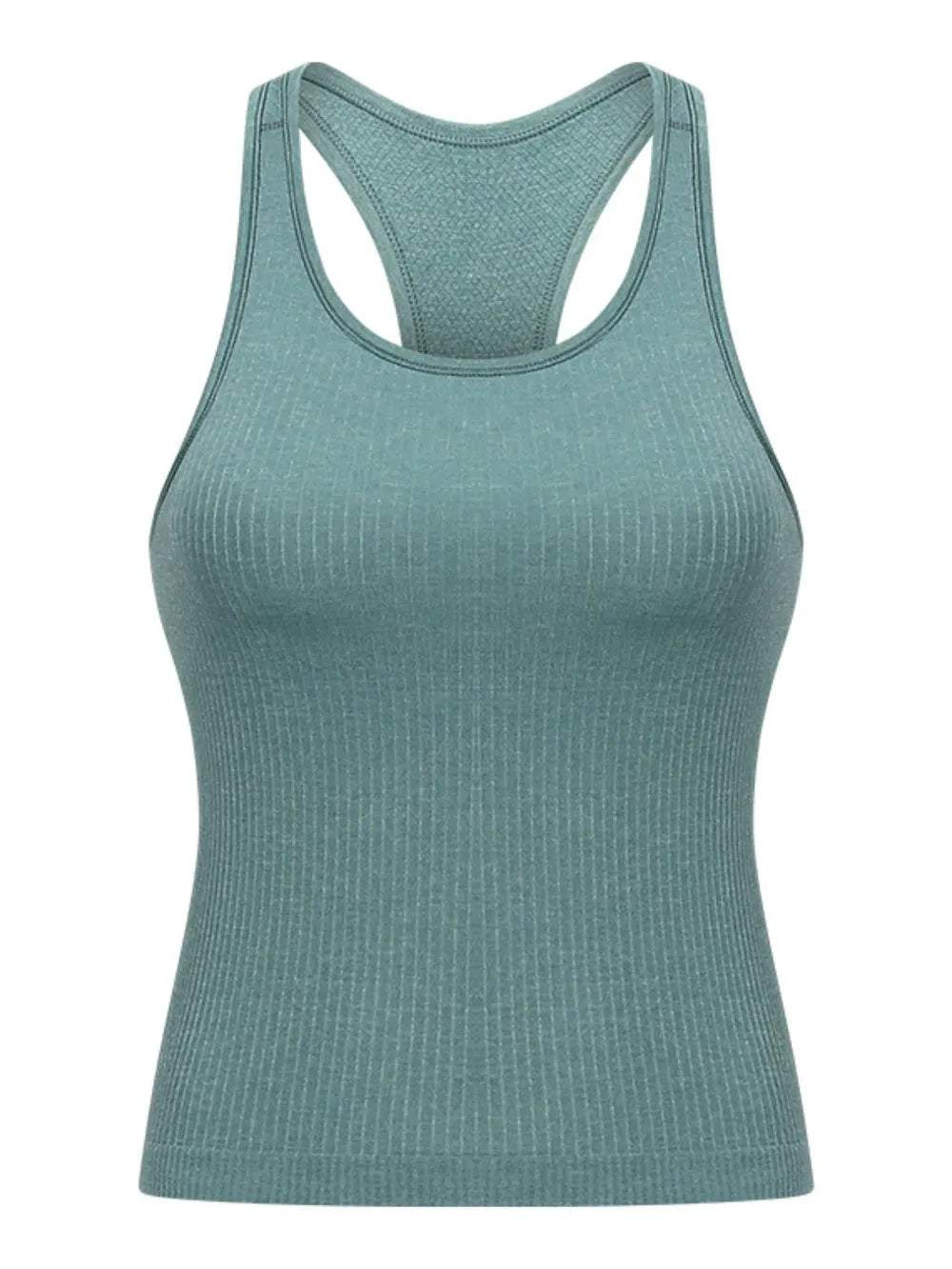 Camiseta sin mangas deportiva Millennia con espalda de nadador y cuello redondo
