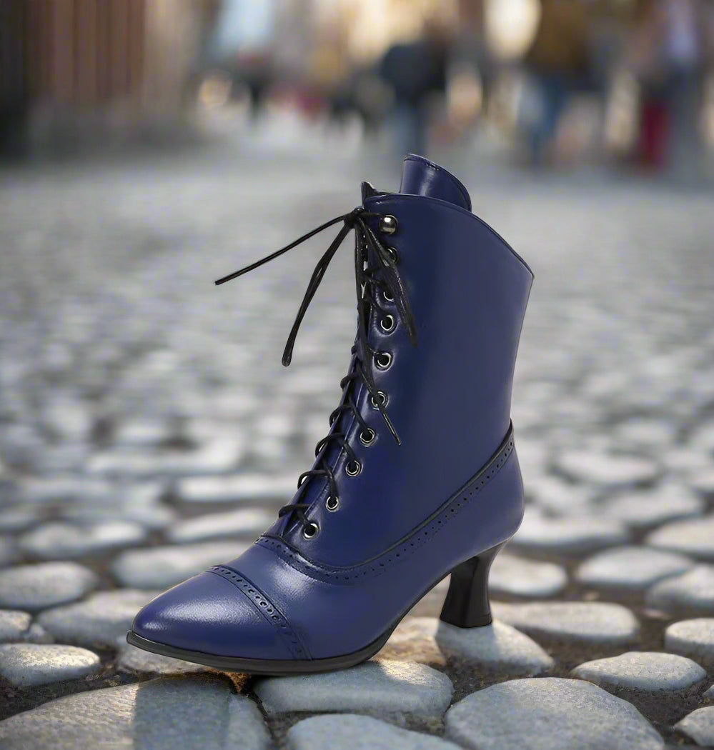 Botas Martin de Tacón Alto para Mujer – Estilo Británico, Moda Motera