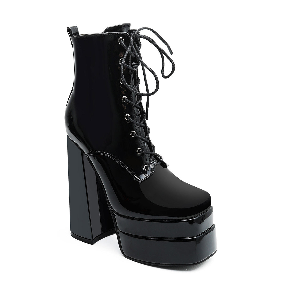 Super Chunky Heel Fashion Thick Sole Boots