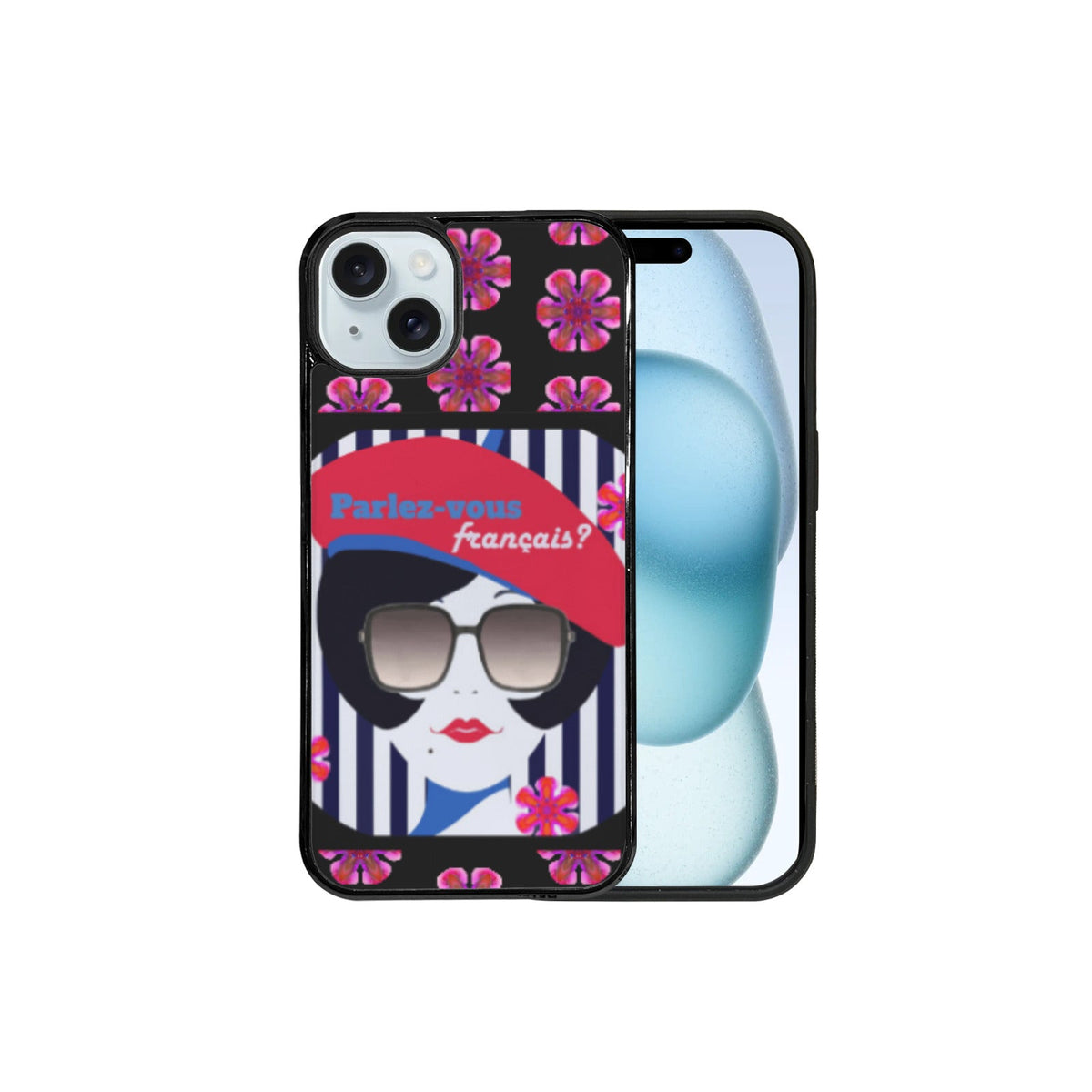 Parlez-vous Francais? French Girl iPhone 15/16 Mobile Phone Case (Made in USA)