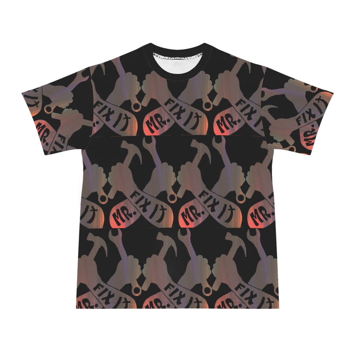 Men's Mr. Fix It Design All Over Print Graphic T-Shirt