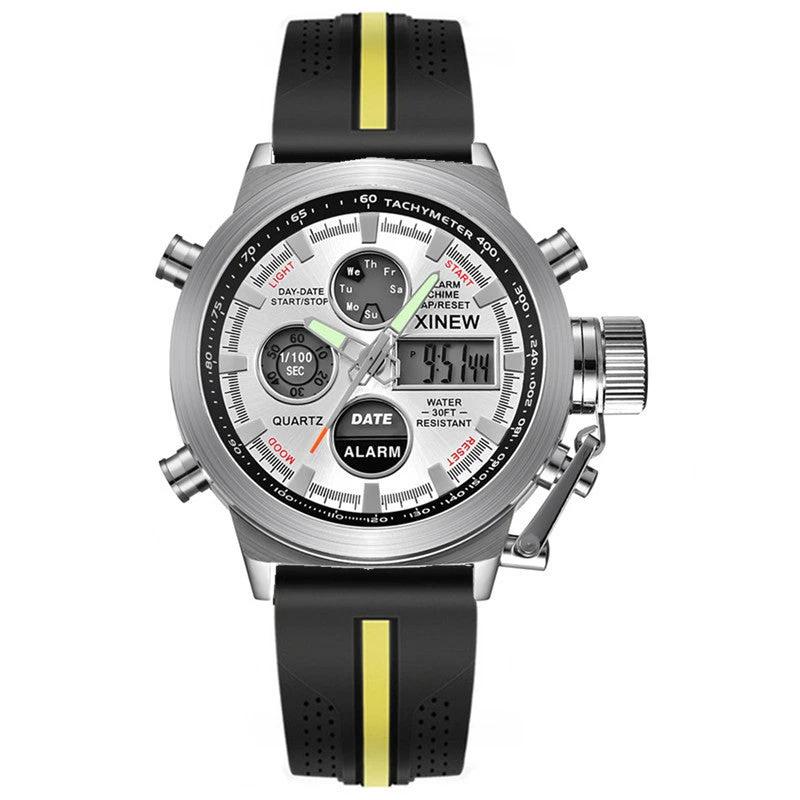 Men's Fashion Belt Multi-functional Watch