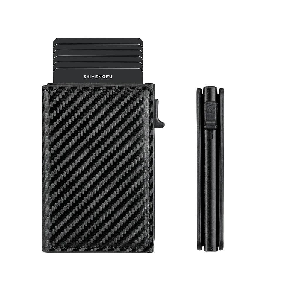 Pop-up Aluminum Alloy Card Package Wallet For Men