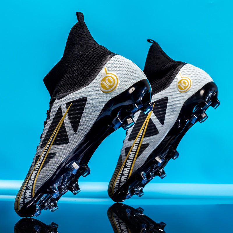 Men's High-Top AG Spike Soccer Shoes