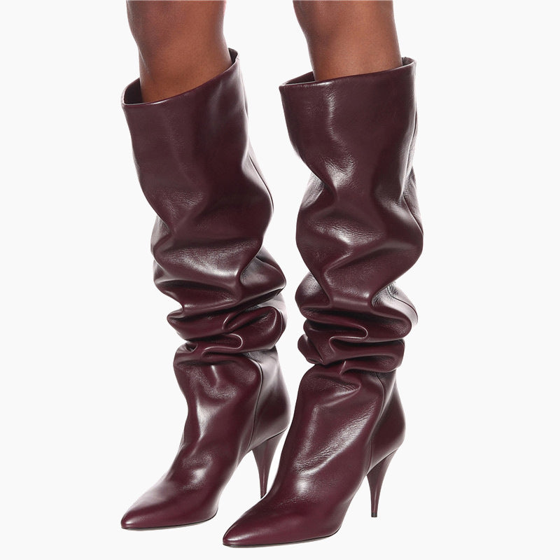 And Sleeve High Leg Boots