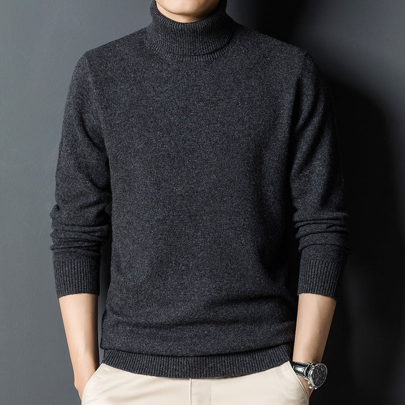 Cashmere Sweater Pullover Thick Sweater For Men