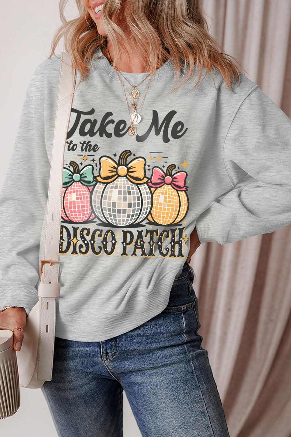 Trendsi Graphic Sweatshirt Cotton Blend Long Sleeve — Casual Comfort