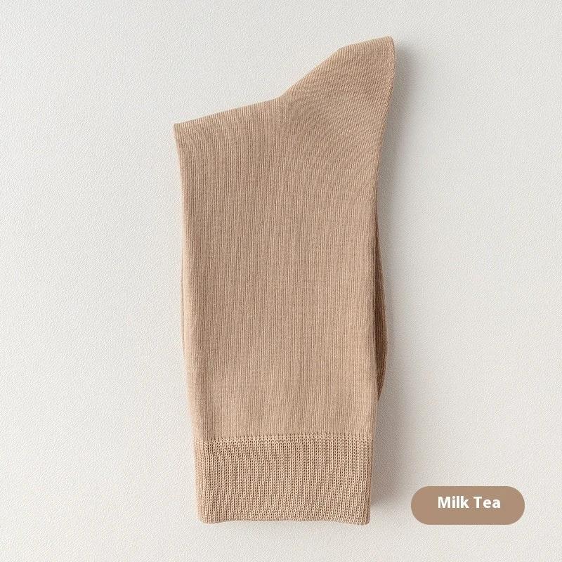 Men's Mid-calf Pure Cotton Business Socks