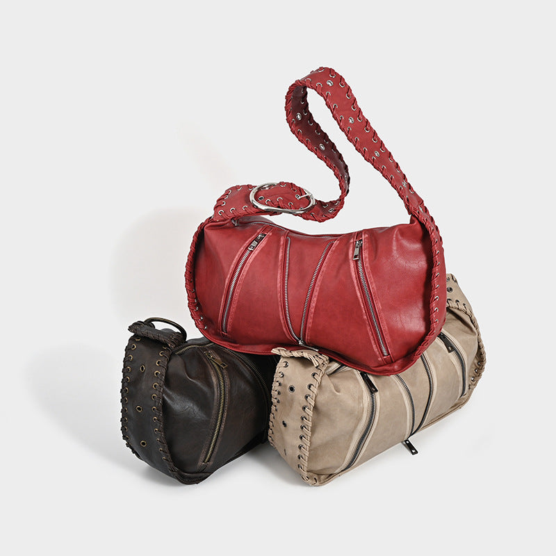 Women's Vintage Weave Commuter Shoulder Travel Bag