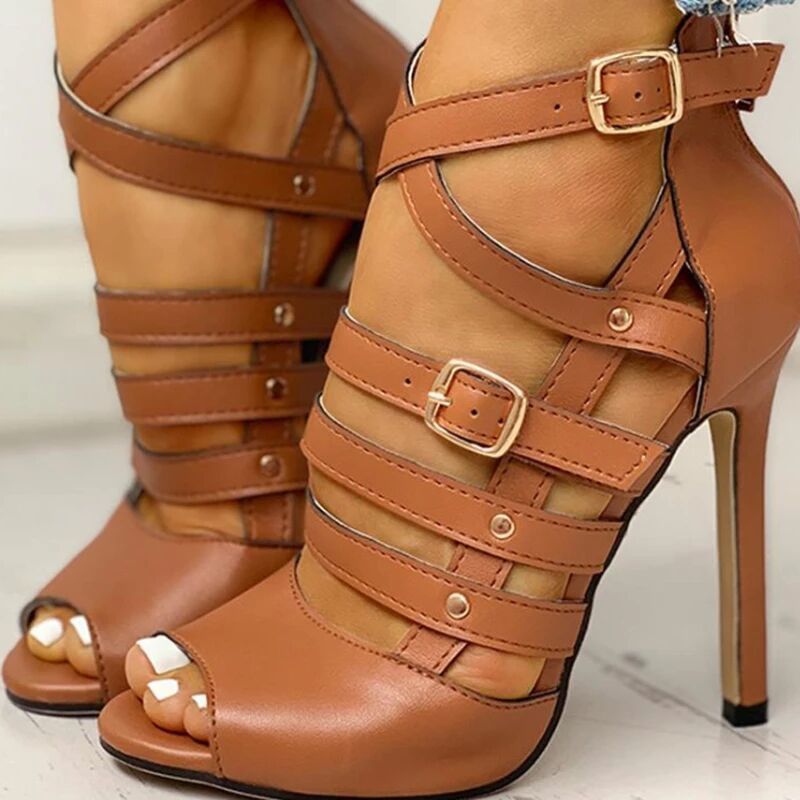 Women's Fish Mouth Stiletto Heels