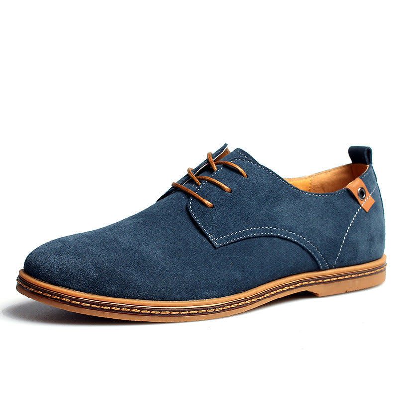 Men's Suede Lace-Up Wedges