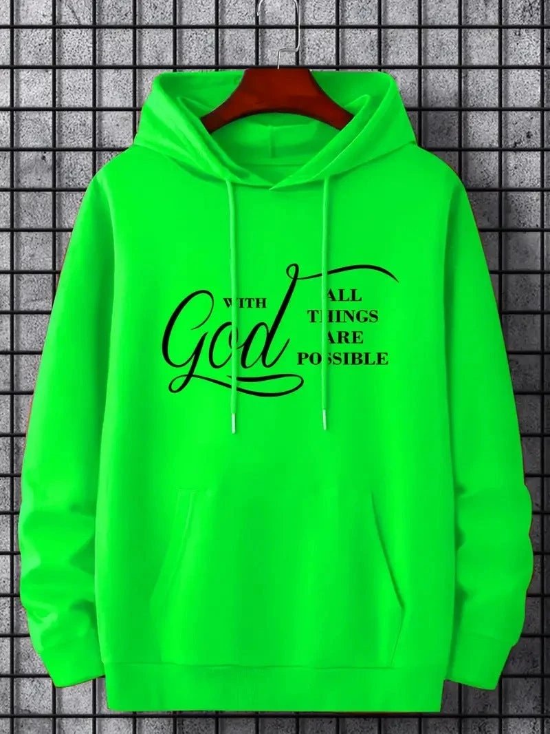 Men's "With God All Things Are Possible" Hoodies