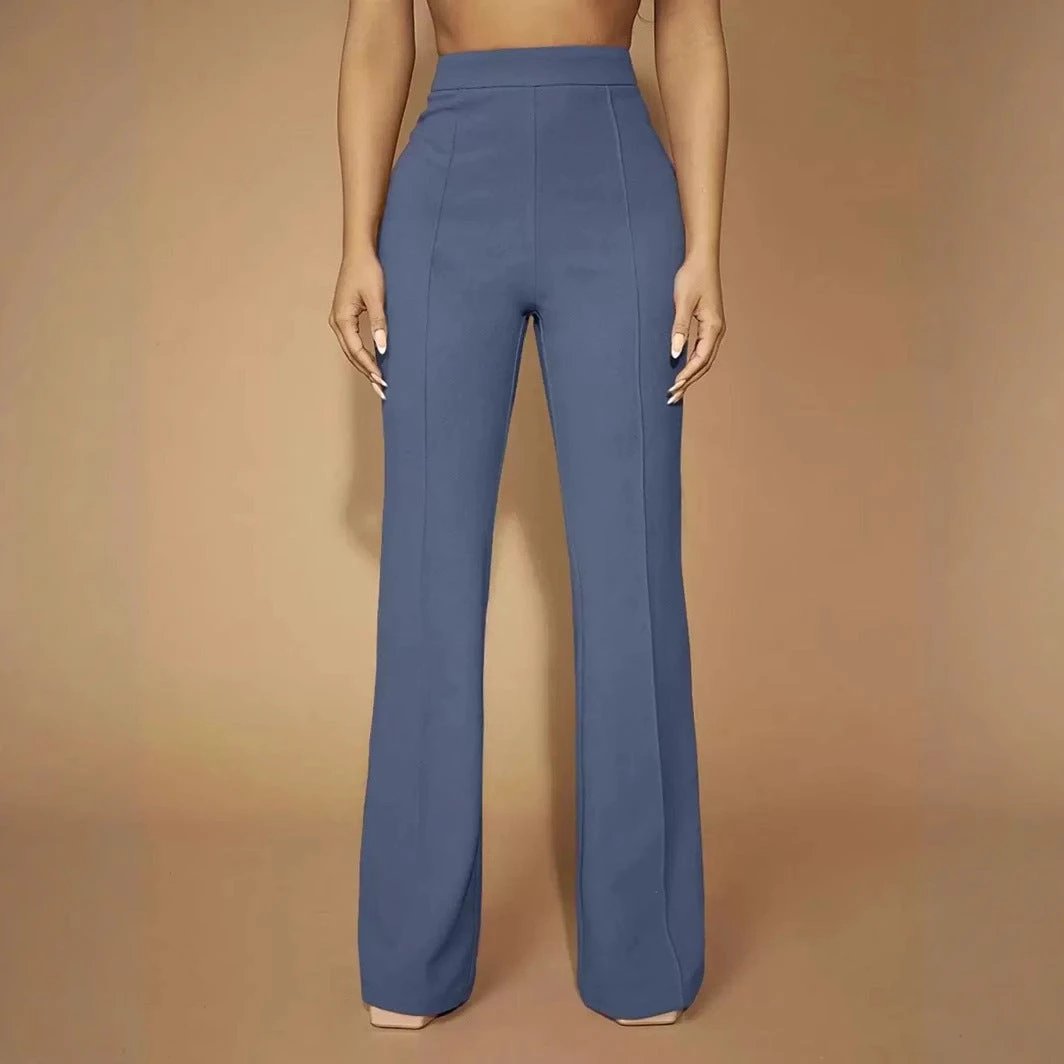 High Waist All-matching Fashion Business Commute Fall Women's Clothing Casual Business Pants Trousers