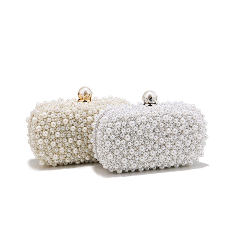 Women's Pearl Dinner Hand Bag Travel Bag