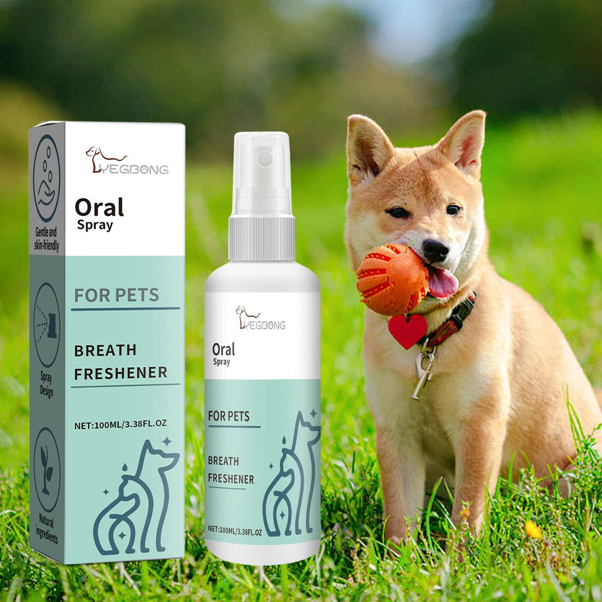 Dental Spray for Dogs, 100ml, Pet Oral Care, Oral Care Product for Daily Oral Care