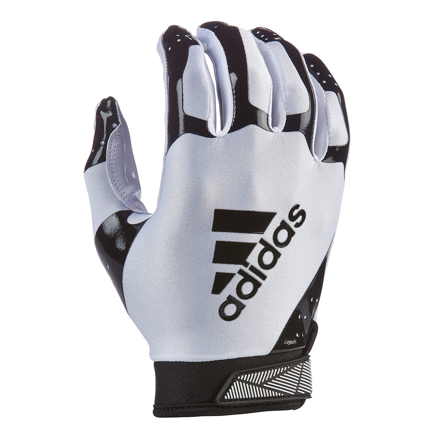adidas mens AF1439 Football Receiver Glove White/Black Small US