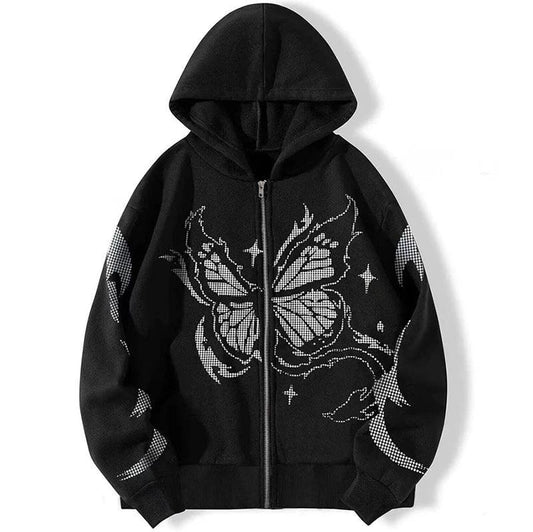 Cárdigan tipo sudadera informal suelta para hombre