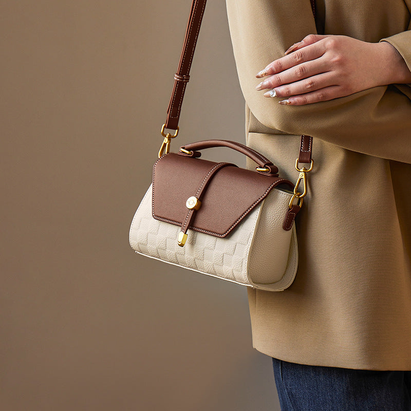 Light Luxury Premium Handbag Genuine Leather Crossbody Travel Crossbody Bag