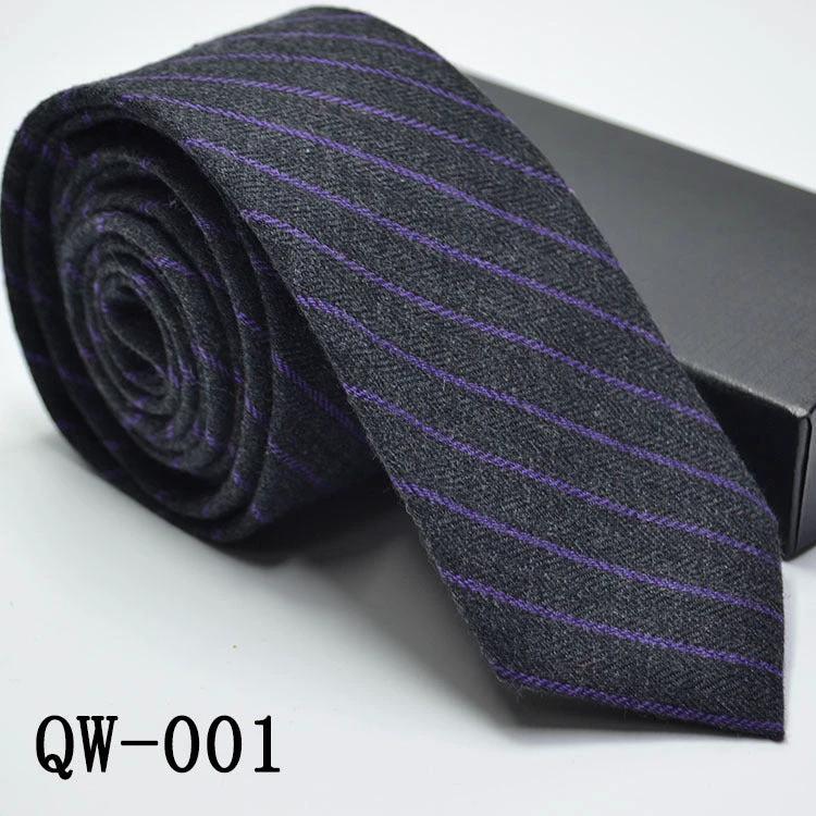 Men's Super Narrow Wool-like Elegant Tie