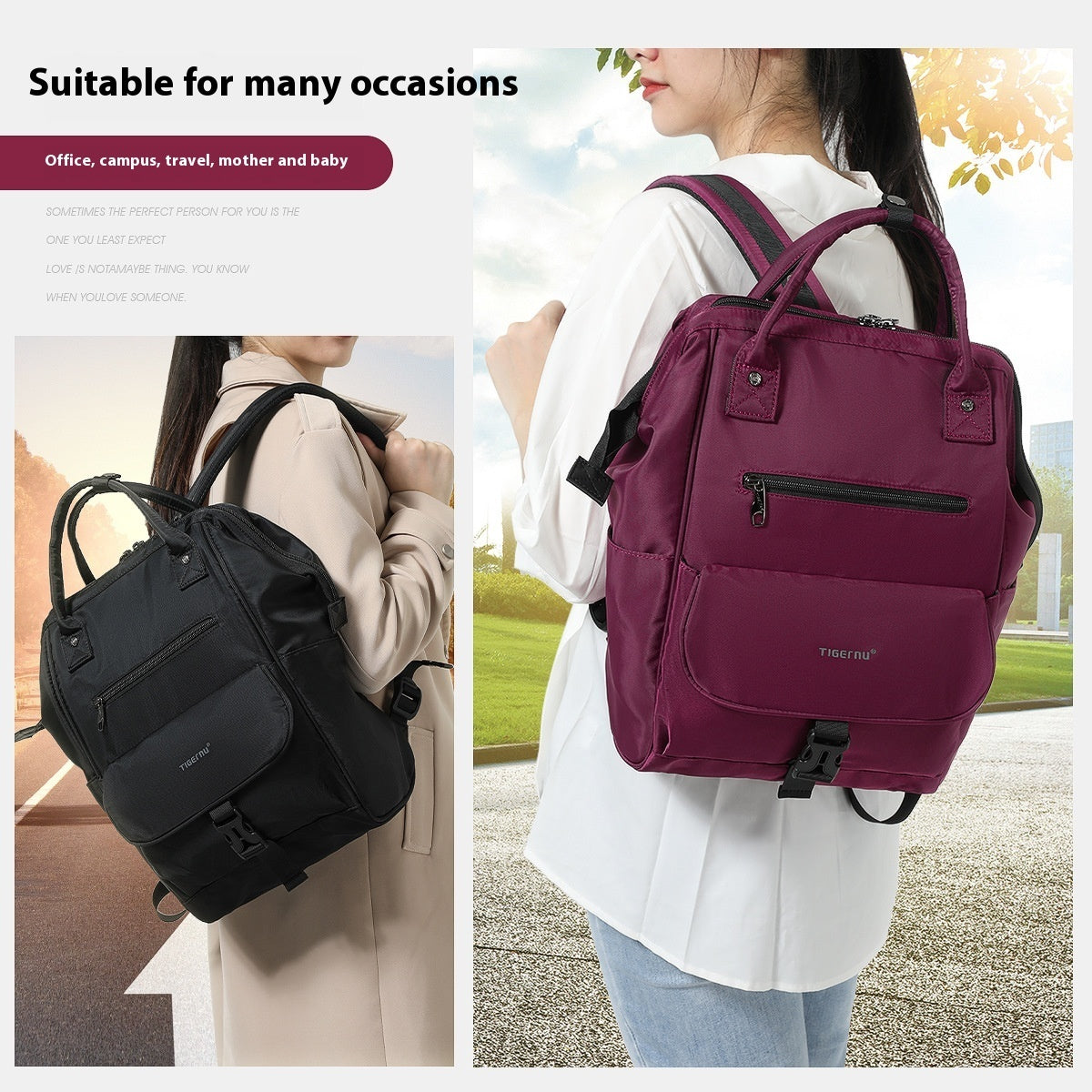 Large Capacity Backpack Portable Travel Bag