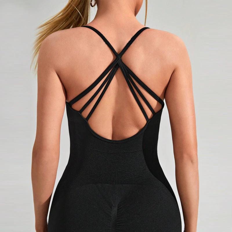 Jumpsuit Maternity Tight Fitness Yoga Clothes High Waist Hip Lift Trousers