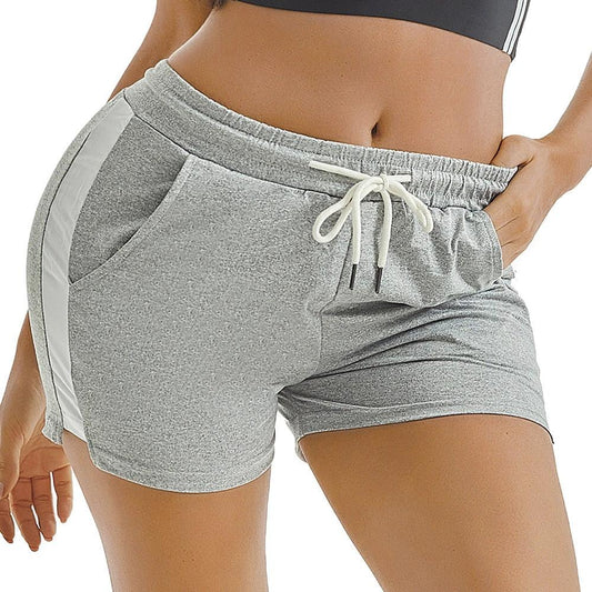 Pantalones Cortos Deportivos de Verano para Mujer, Gimnasio, Correr, Ciclismo, Cordón, Entrenamiento