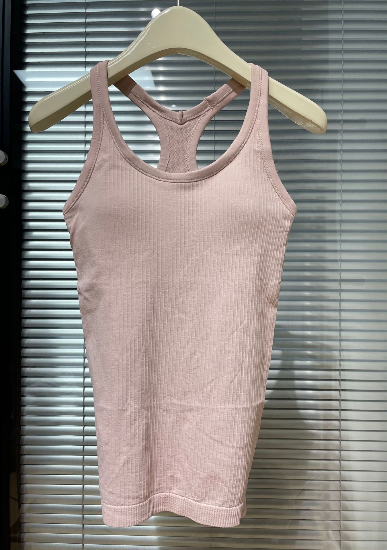 Ribbed Tank Top Yoga Wear For Women
