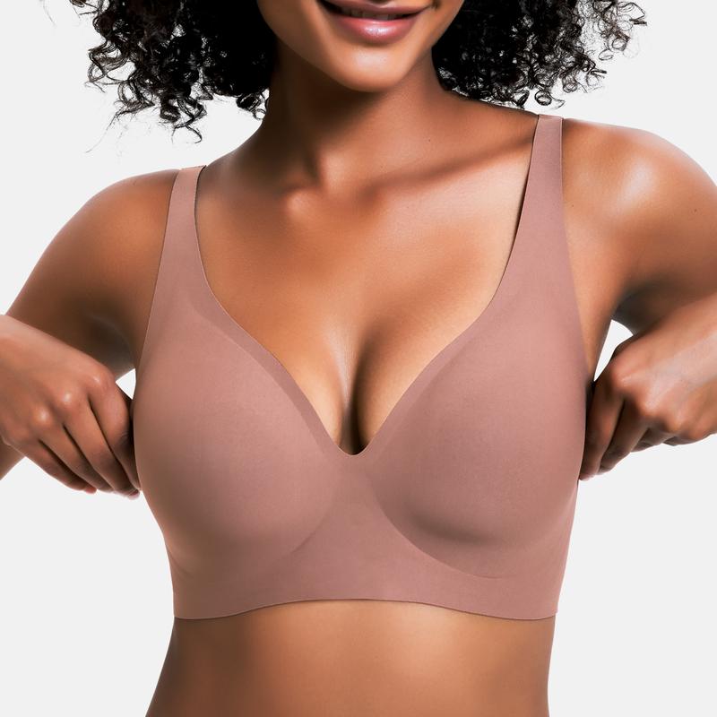 SculptEase™ – Sujetador con realce y comodidad sin aros y escote pronunciado en V